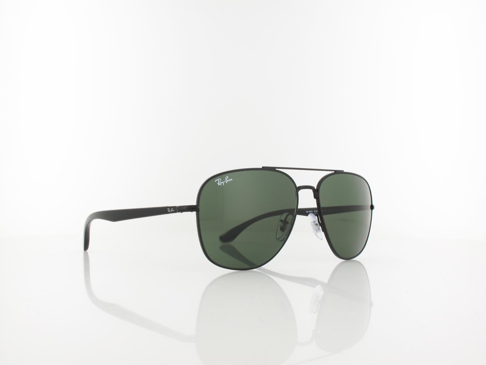 Ray Ban | RB3683 002/31 56 | black / green