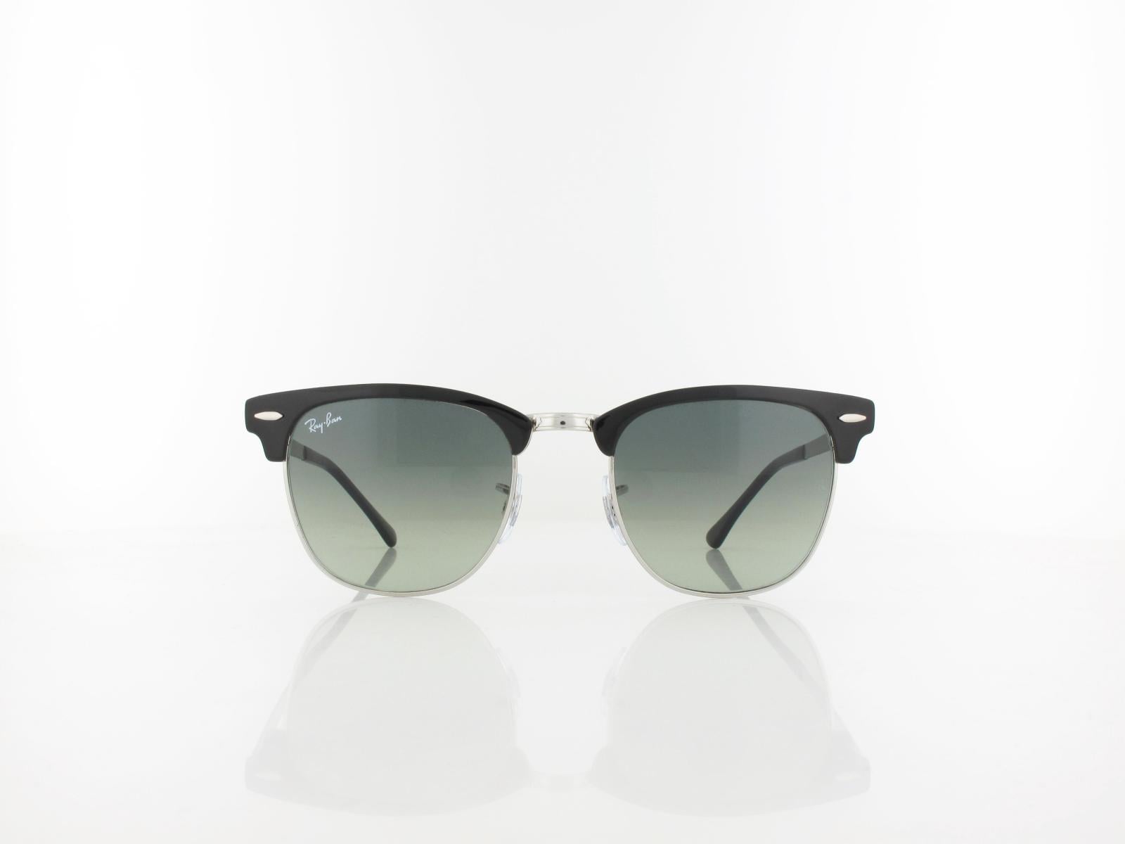 Ray Ban | Clubmaster Metal RB3716 900471 51 | silver top black / light grey gradient dark grey