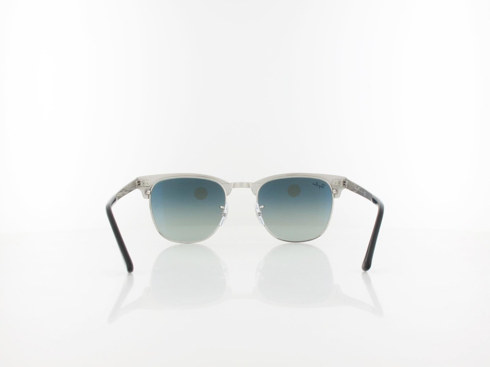 Ray Ban | Clubmaster Metal RB3716 900471 51 | silver top black / light grey gradient dark grey