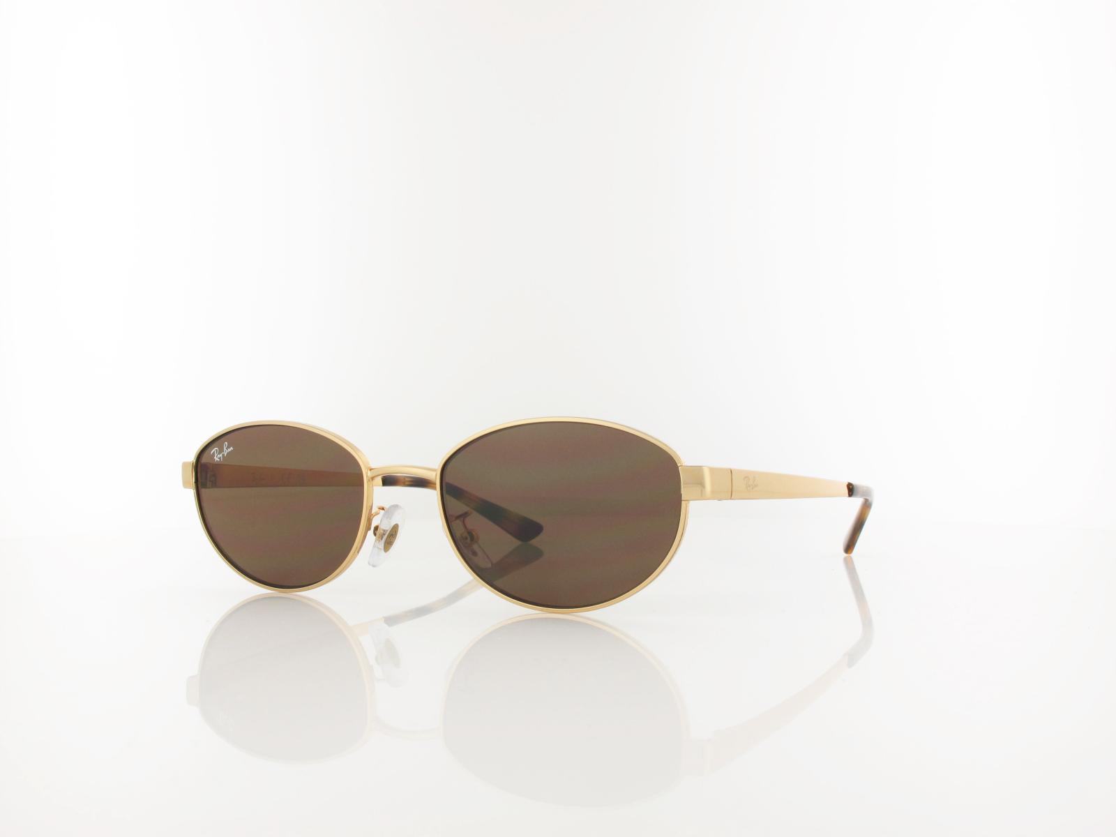 Ray Ban | RB3774D 001/73 55 | arista gold / dark brown