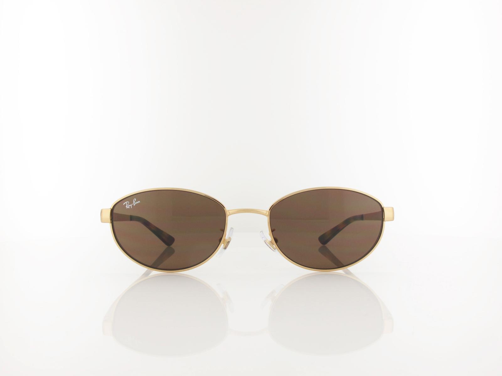 Ray Ban | RB3774D 001/73 55 | arista gold / dark brown