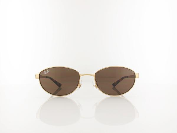Ray Ban | RB3774D 001/73 55 | arista gold / dark brown