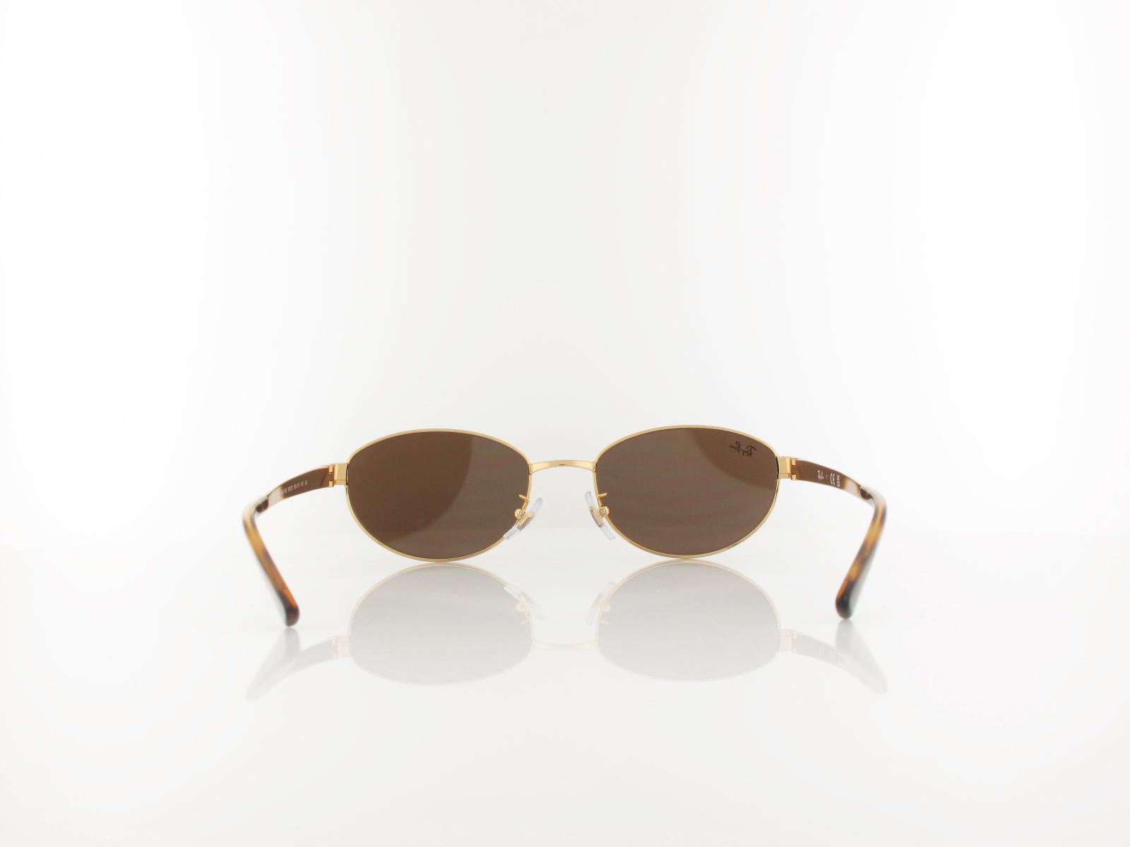 Ray Ban | RB3774D 001/73 55 | arista gold / dark brown