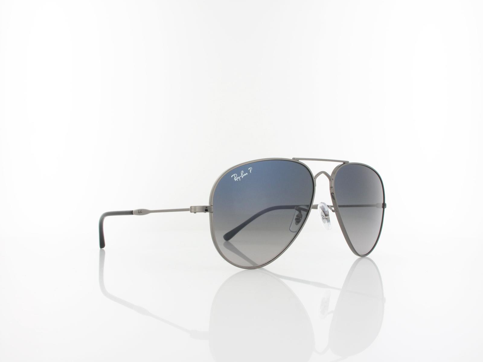 Ray Ban | OLD AVIATOR RB3825 478 58 | gunmetal / blue gradient polar