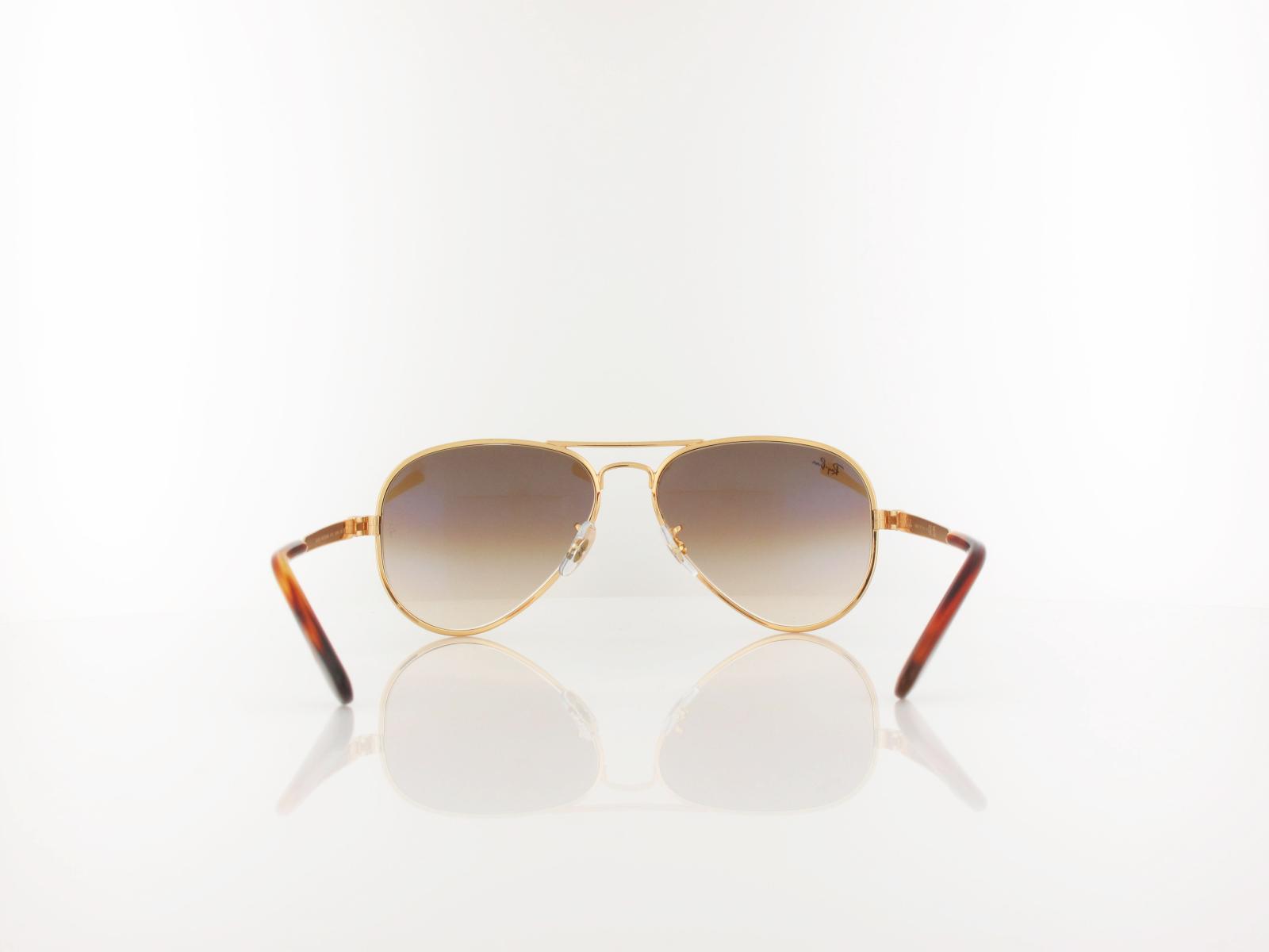 Ray Ban | AVIATOR MAX RB3925 001/51 58 | arista / clear gradient brown