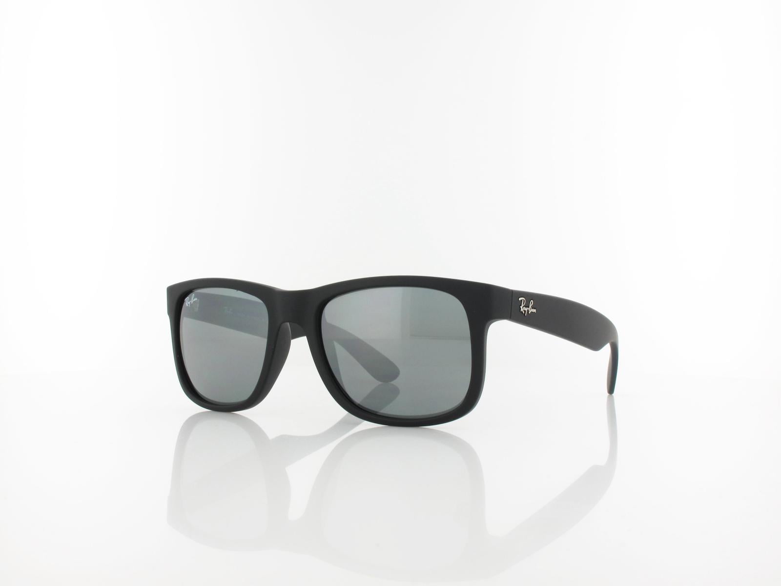 Ray Ban | Justin RB4165 622/6G 51 | rubber black / grey mirror silver