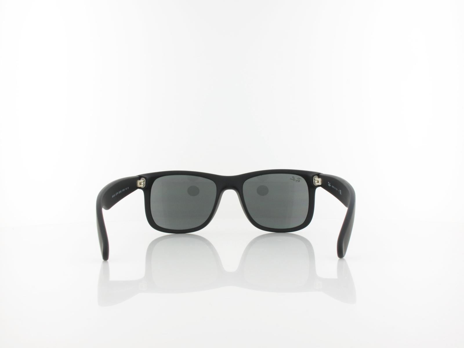 Ray Ban | Justin RB4165 622/6G 51 | rubber black / grey mirror silver