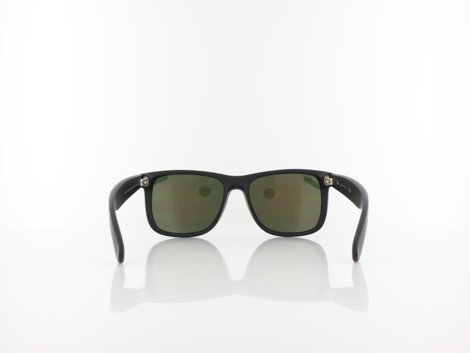 Ray Ban | Justin RB4165 622/6Q 54 | rubber black / brown mirror orange