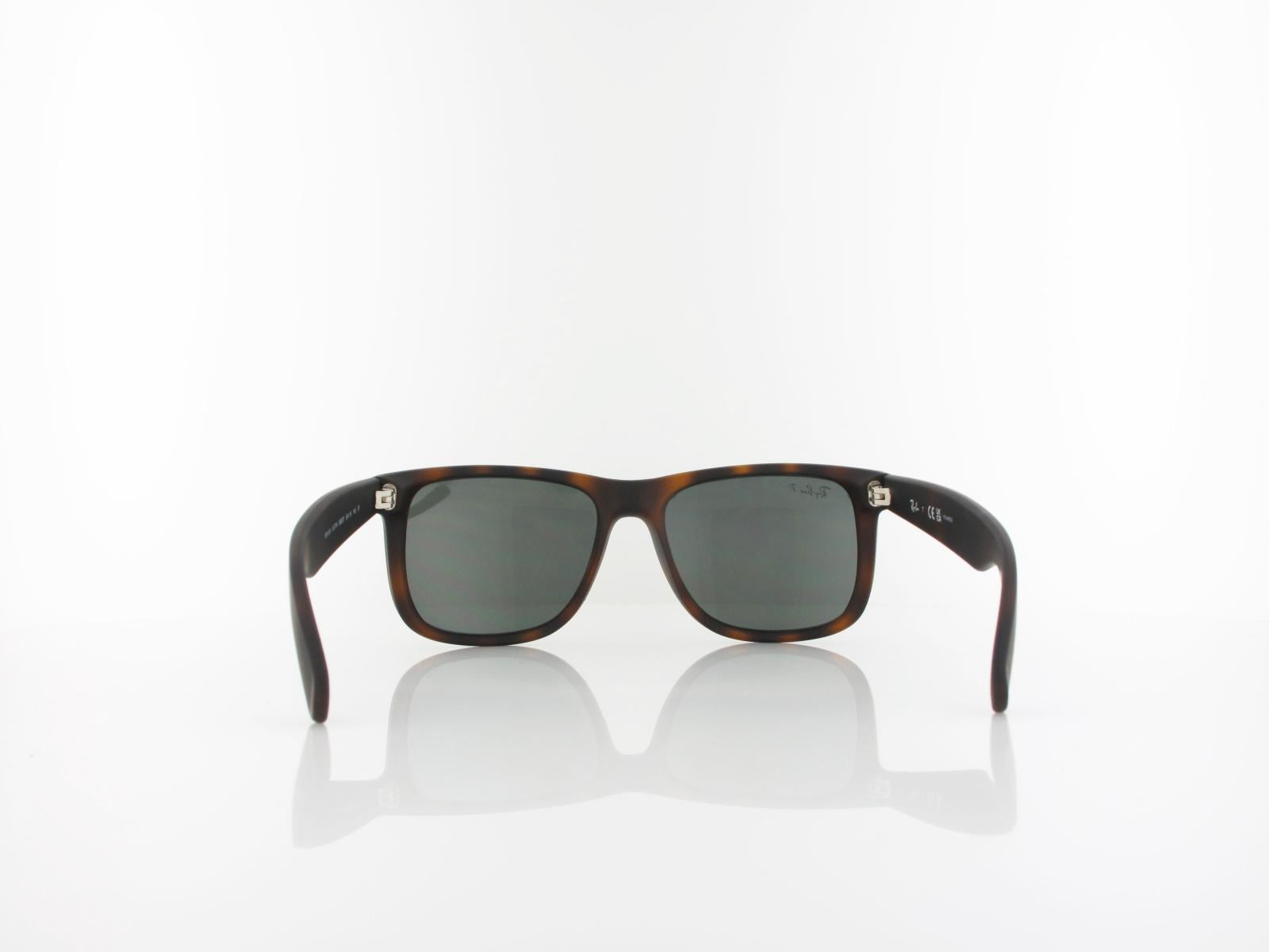 Ray Ban | Justin RB4165 86587 55 | rubber havana / dark grey polar