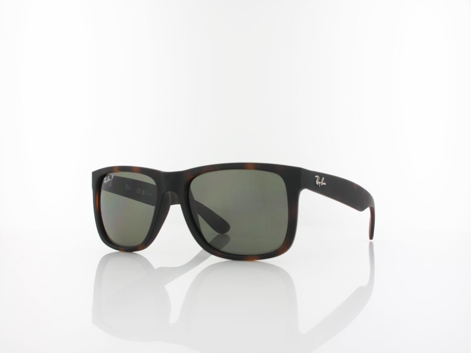 Ray Ban | Justin RB4165 8659A 55 | rubber havana / dark green polar
