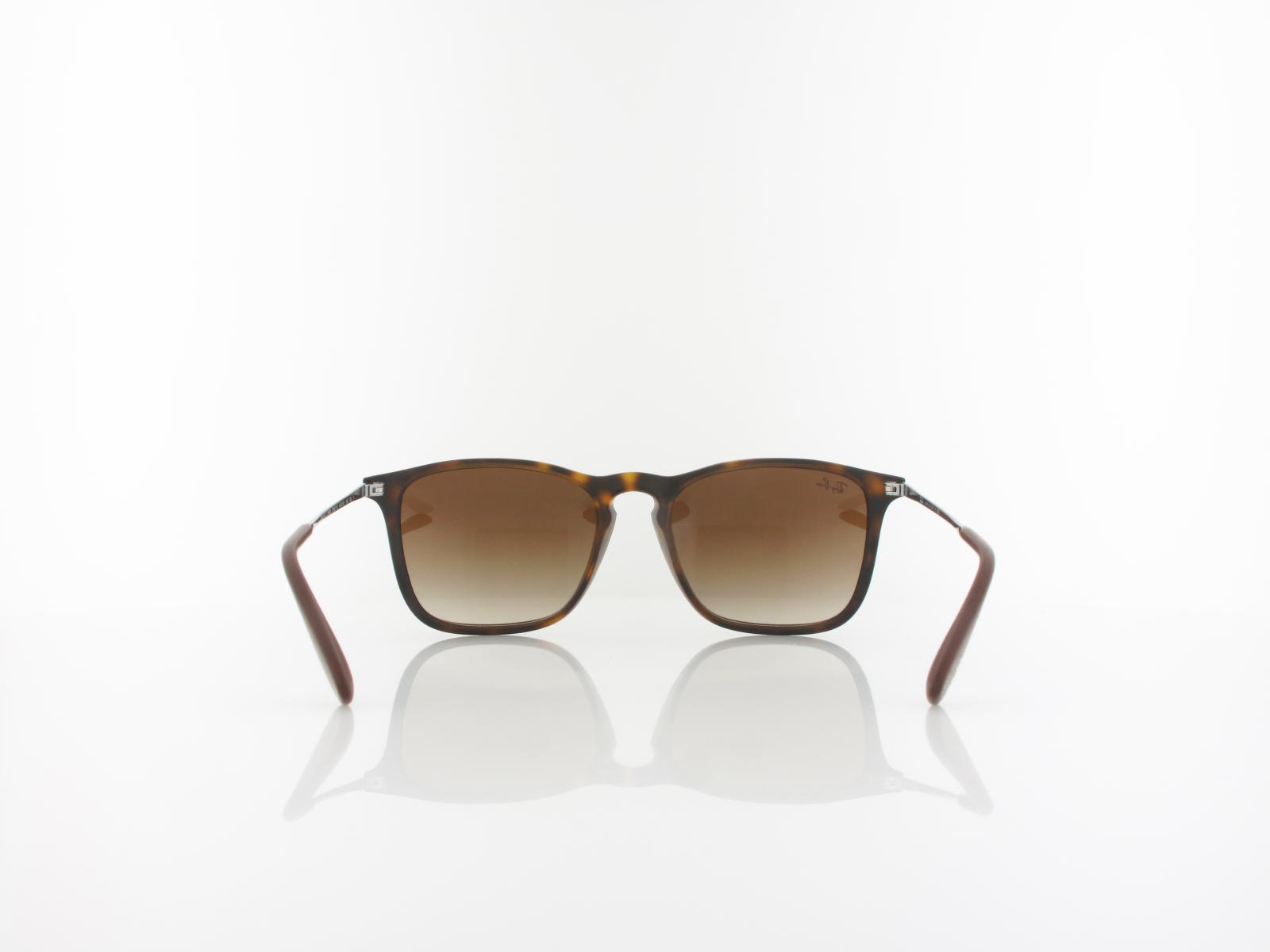 Ray Ban | Chris RB4187 856/13 54 | rubber havana / brown gradient