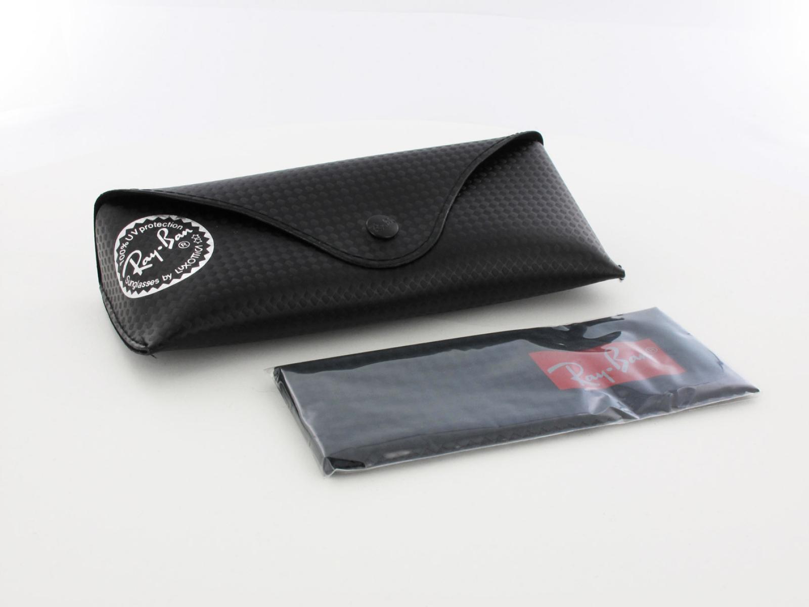Ray Ban | Wayfarer Liteforce RB4195 601S9A 52 | matte black / polar green