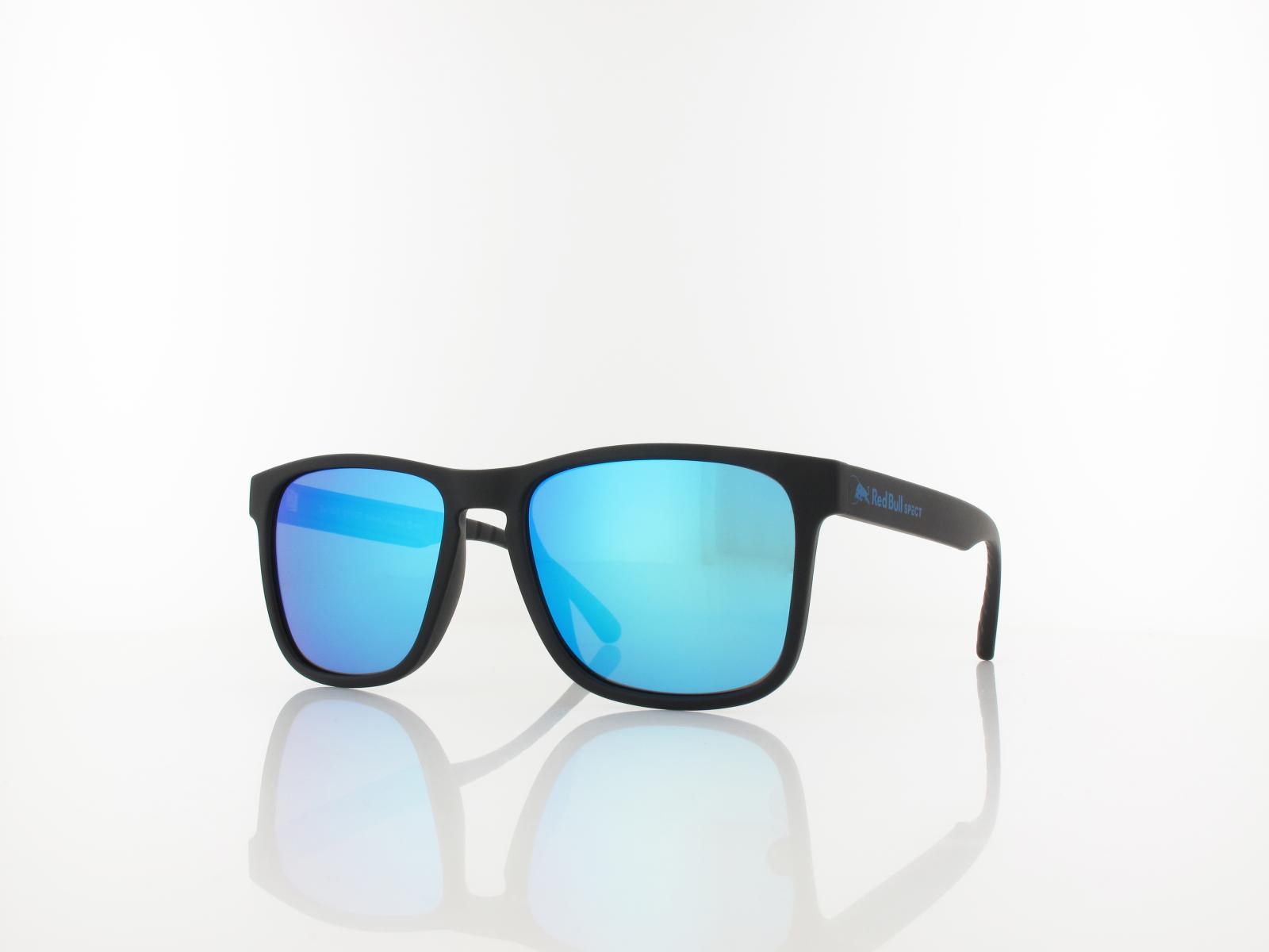 Red Bull SPECT | EDGE 002P 55 | black / smoke with blue mirror polarized