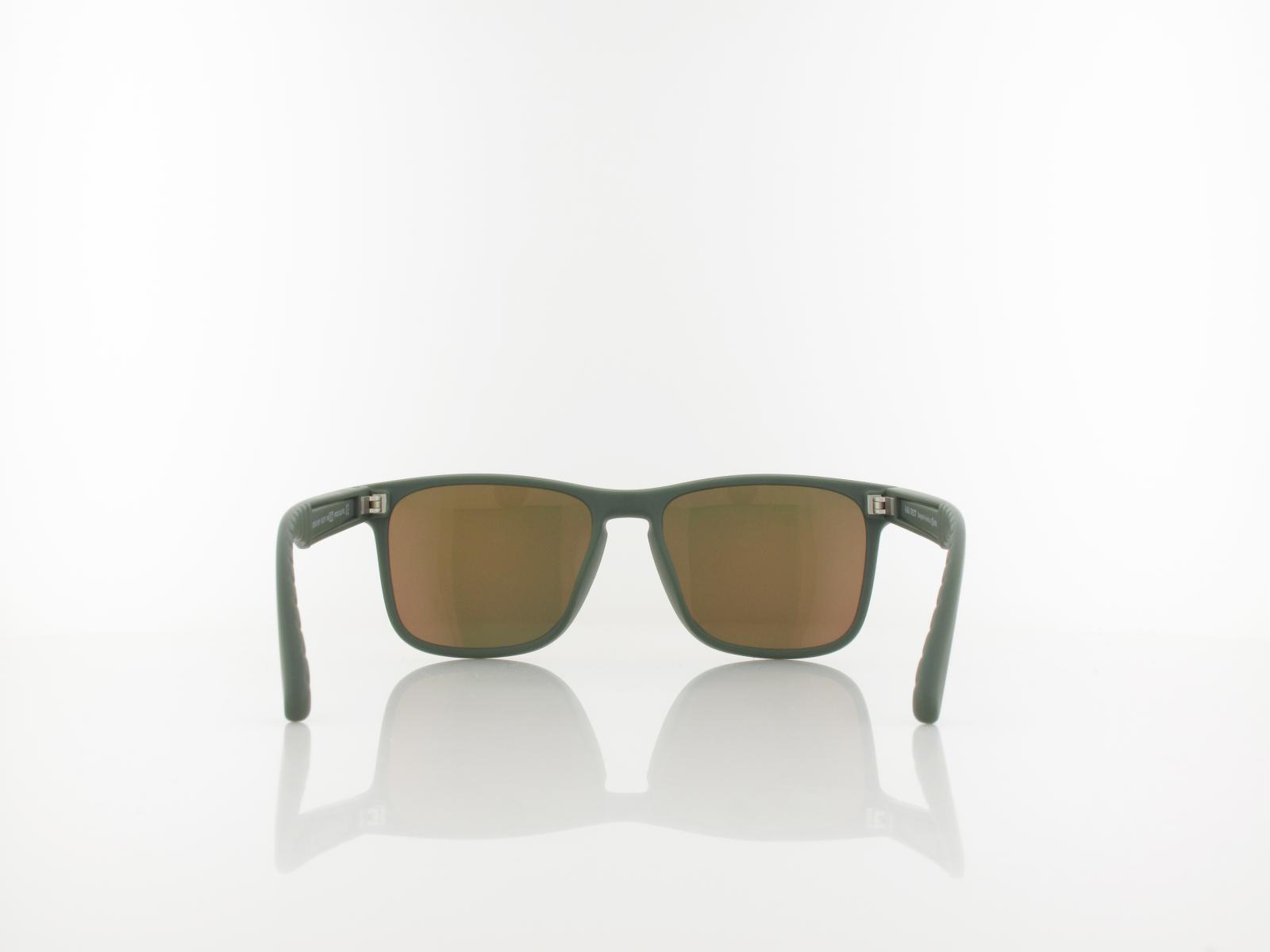 Red Bull SPECT | EDGE 003P 55 | olive green / brown with red mirror polarized