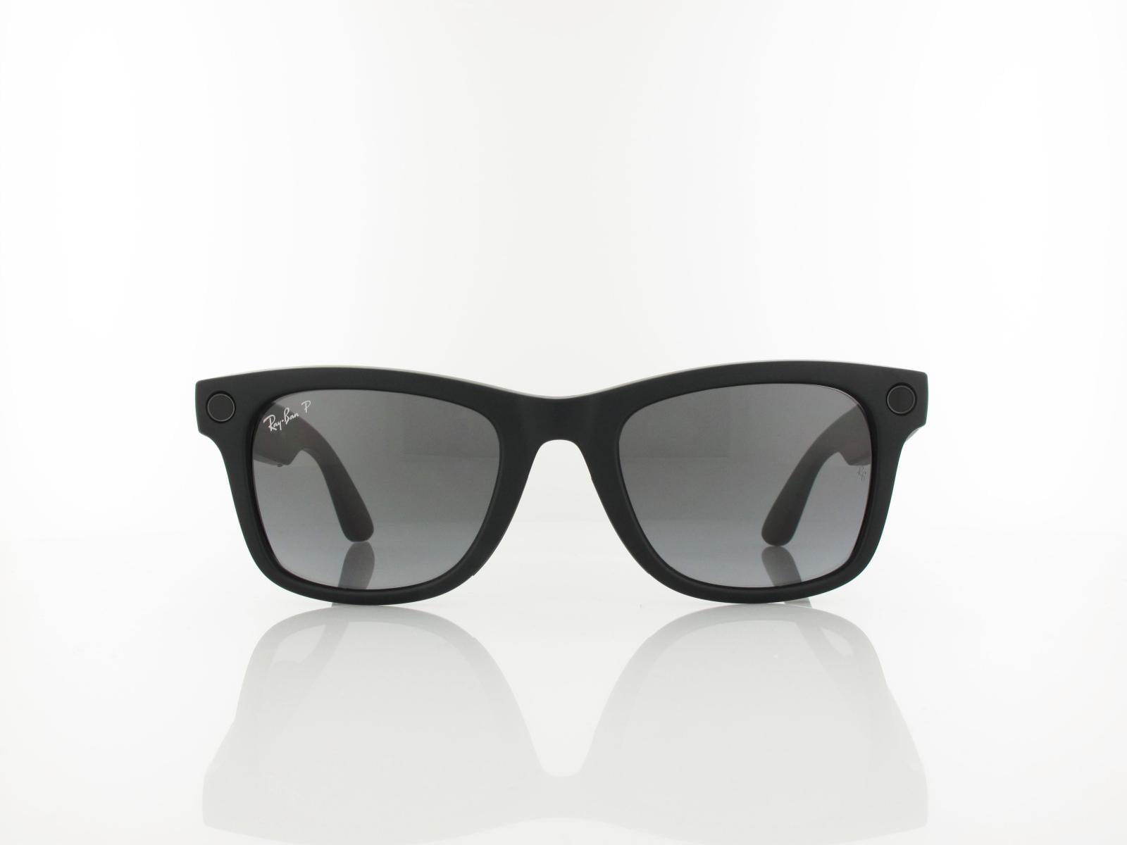 Ray Ban META | Wayfarer L RW4012 (Gen2) 601ST3 53 | matte black / polar gradient graphite