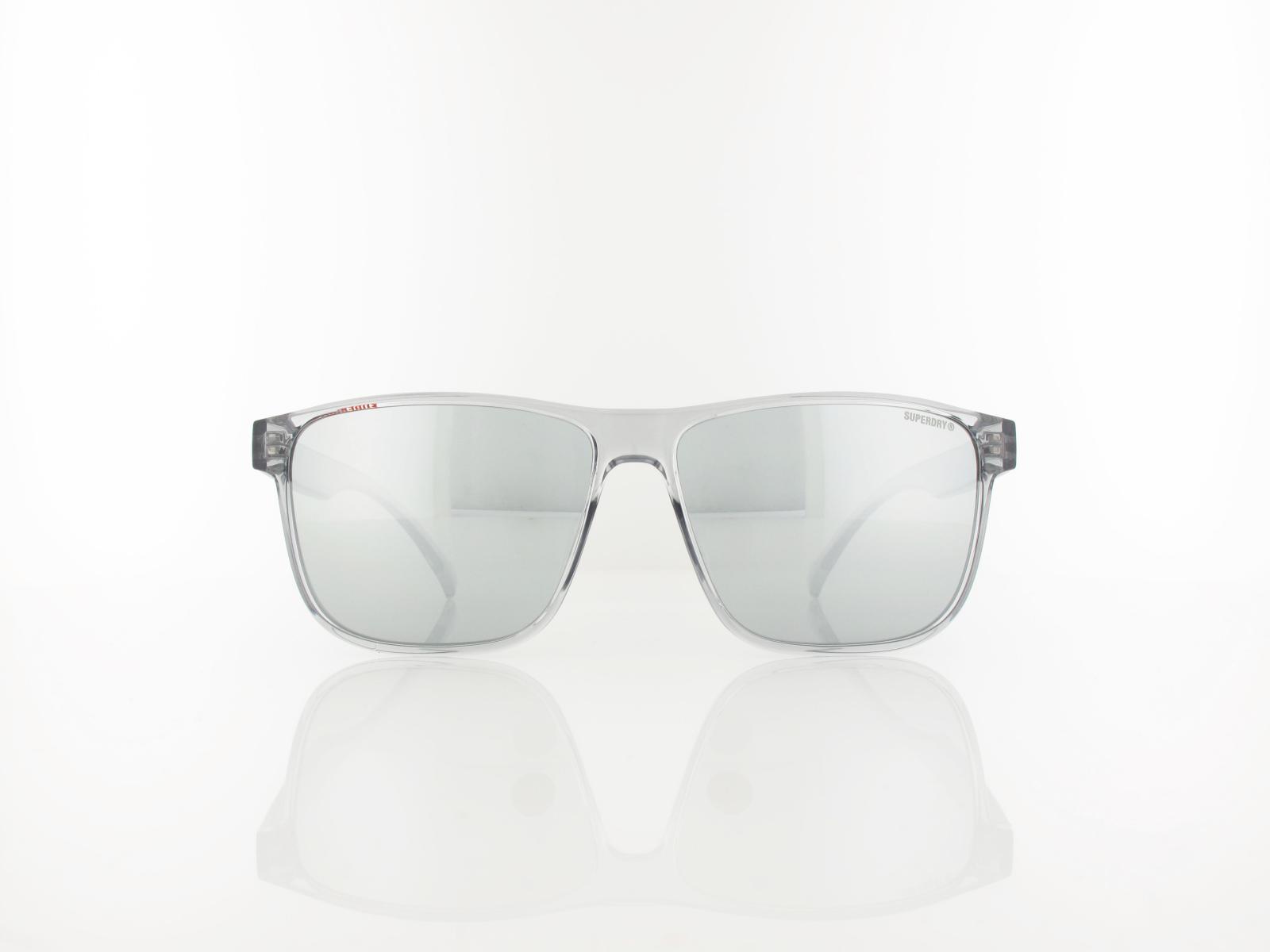 Superdry | SDS-5051 113 58 | hellgrau transparent / grey mirror