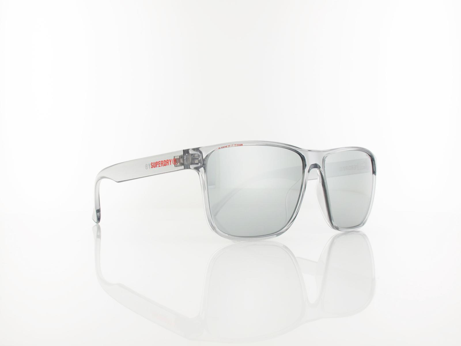Superdry | SDS-5051 113 58 | hellgrau transparent / grey mirror