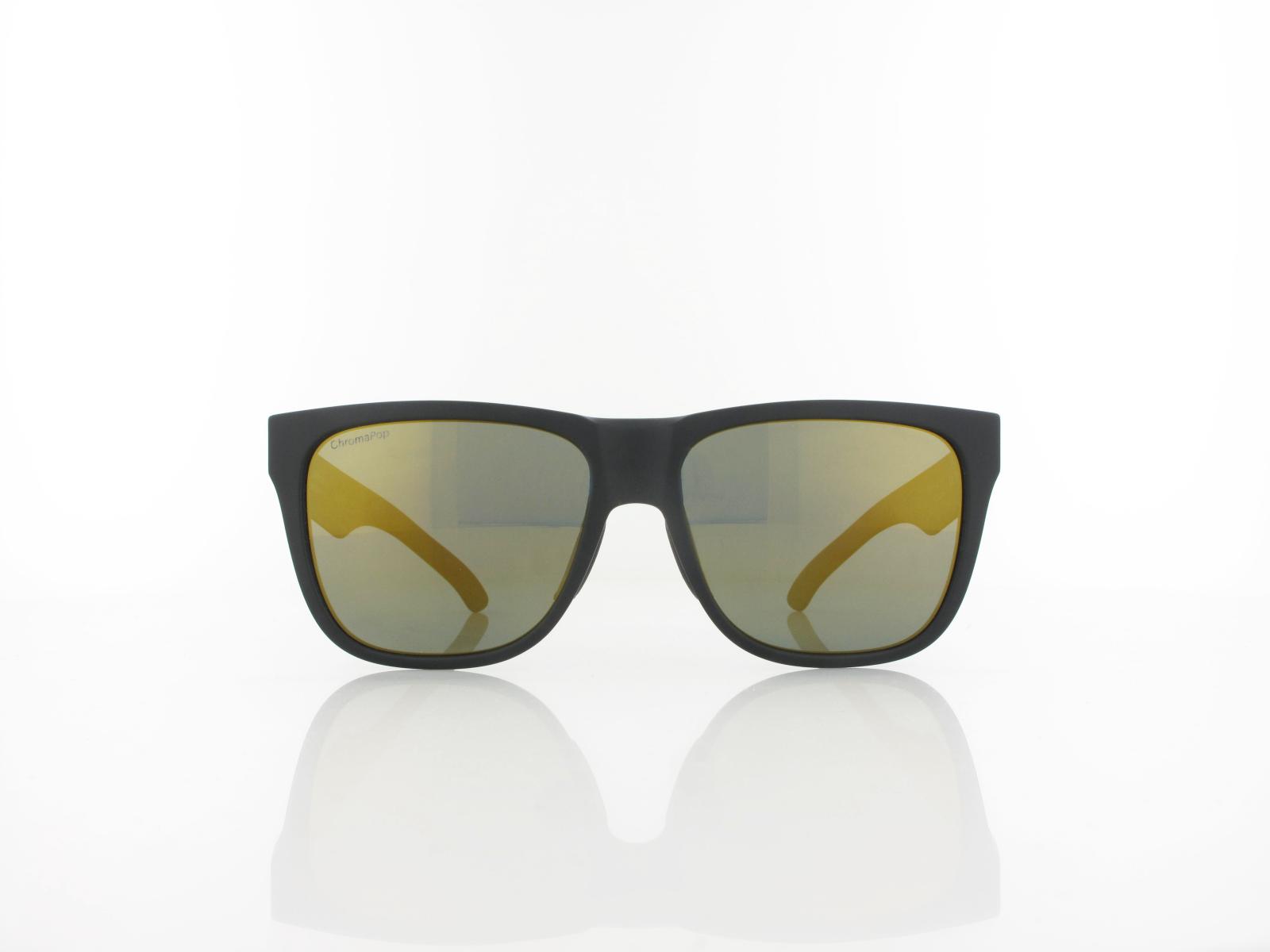 Smith | Lowdown 2 0NZ/HN 55 | matte black gold / chromapop polarized black gold mirror