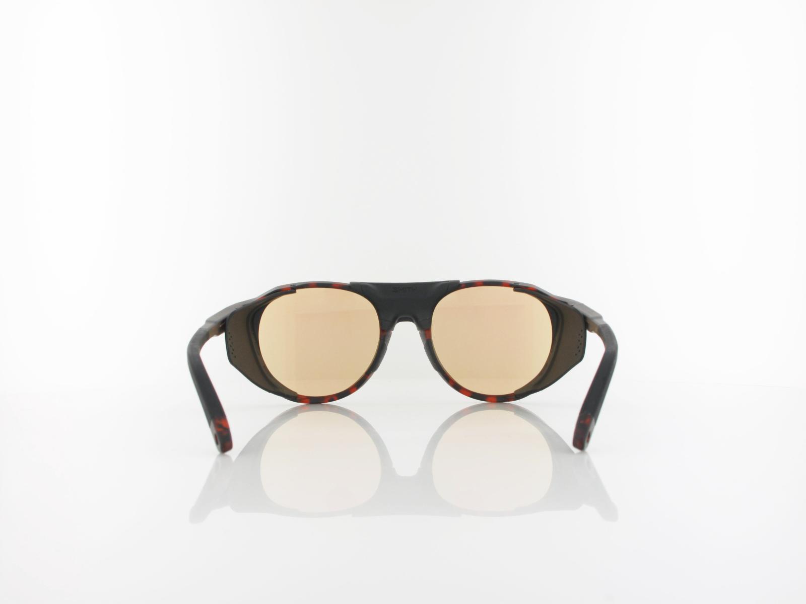 Smith | Venture HGC/GH 58 | matte tortoise / chromapop glacier photochromic copper opal mirror
