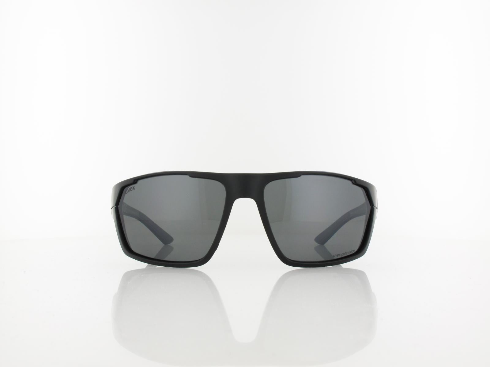 UVEX | sportstyle 233 P S532097 2250 64 | black mat / polavision litemirror silver