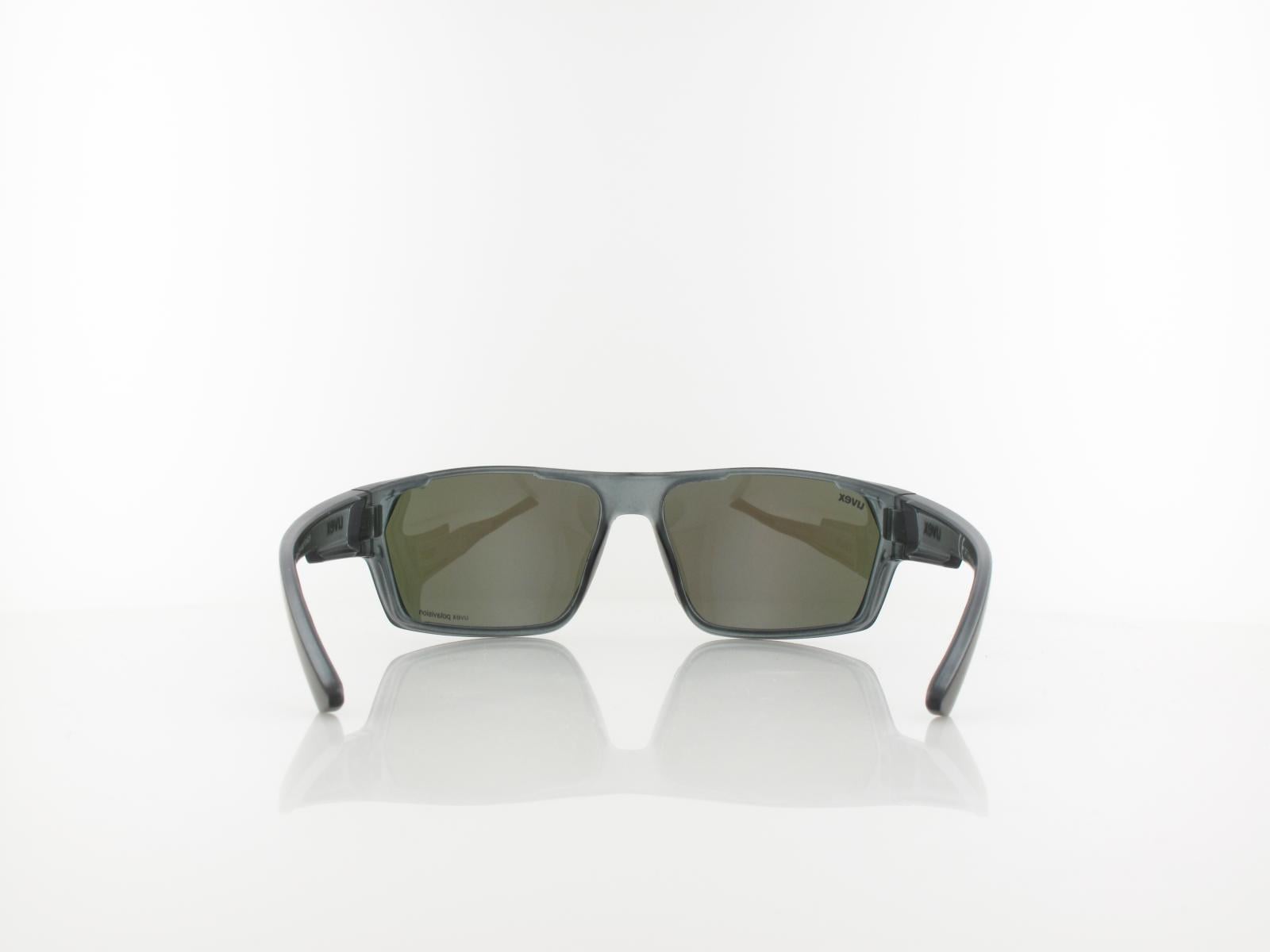 UVEX | sportstyle 233 P S532097 5540 64 | smoke mat / polavision mirror blue