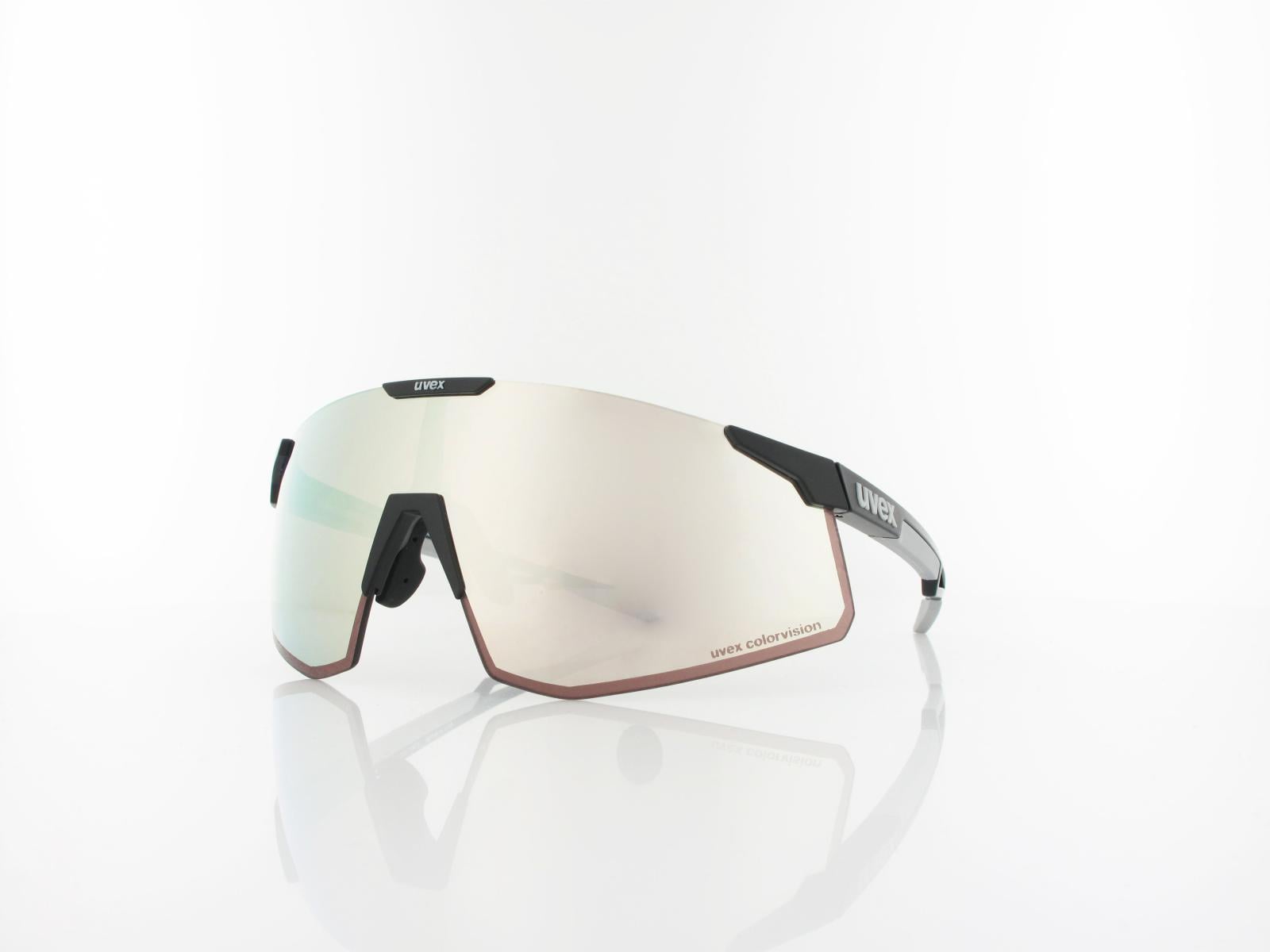 UVEX | pace perform CV S533049 2284 140 | black matt / colorvision mirror silver