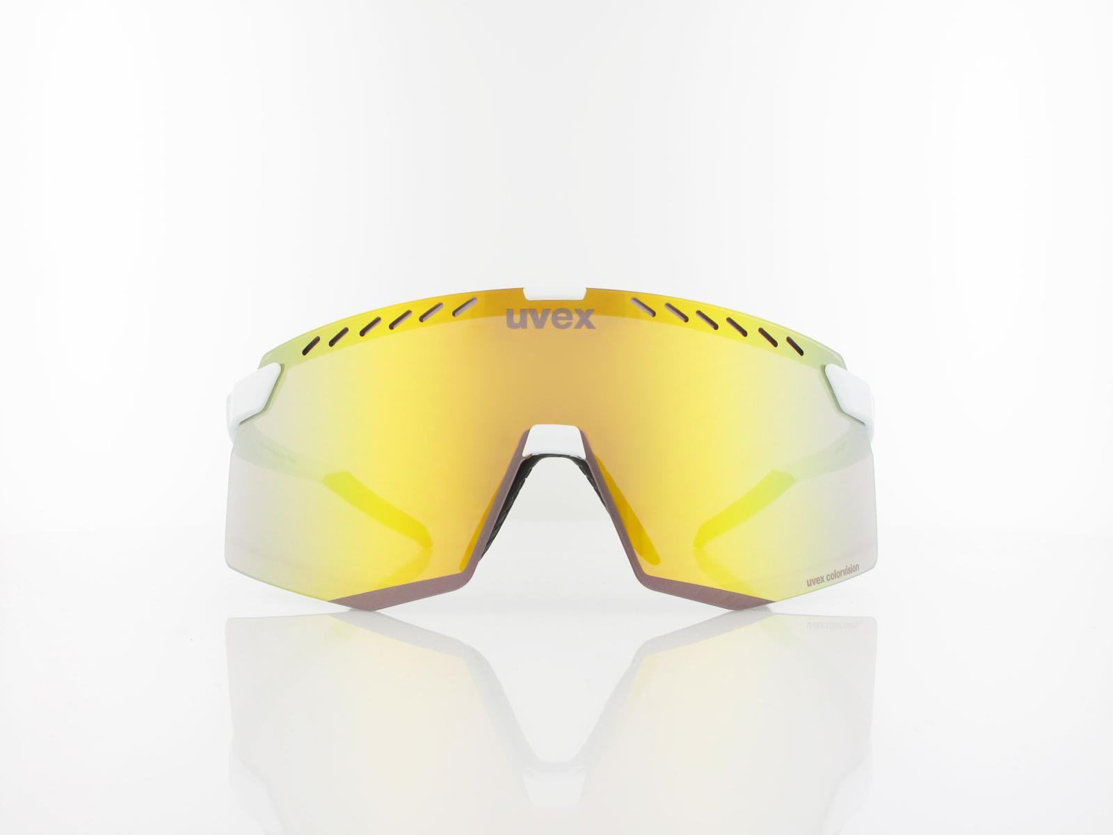 UVEX | pace stage CV S533052 8882 145 | white matt / colorvision mirror yellow