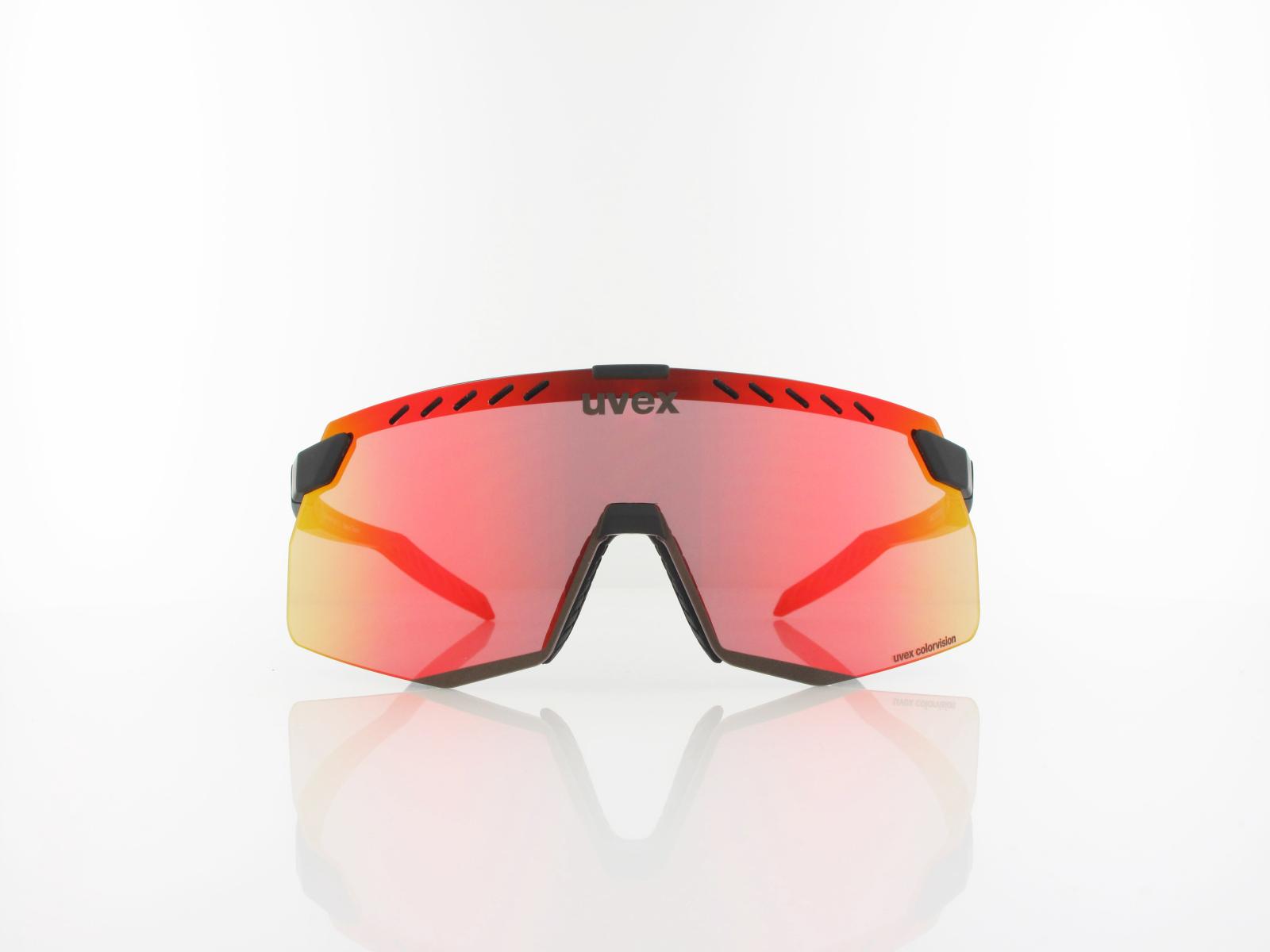 UVEX | pace stage S CV S533073 2287 140 | black matt / colorvision mirror red