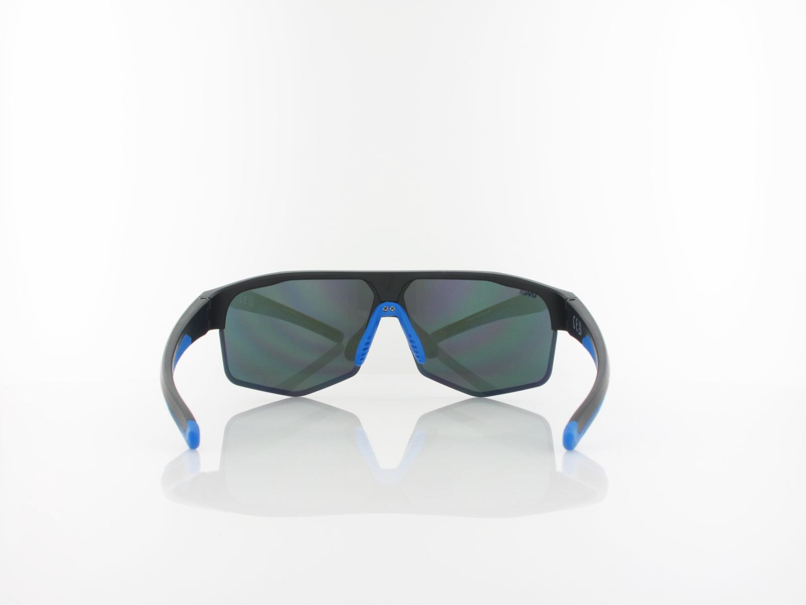 UVEX | axos set S533081 2416 70 | black matt / mirror blue - clear
