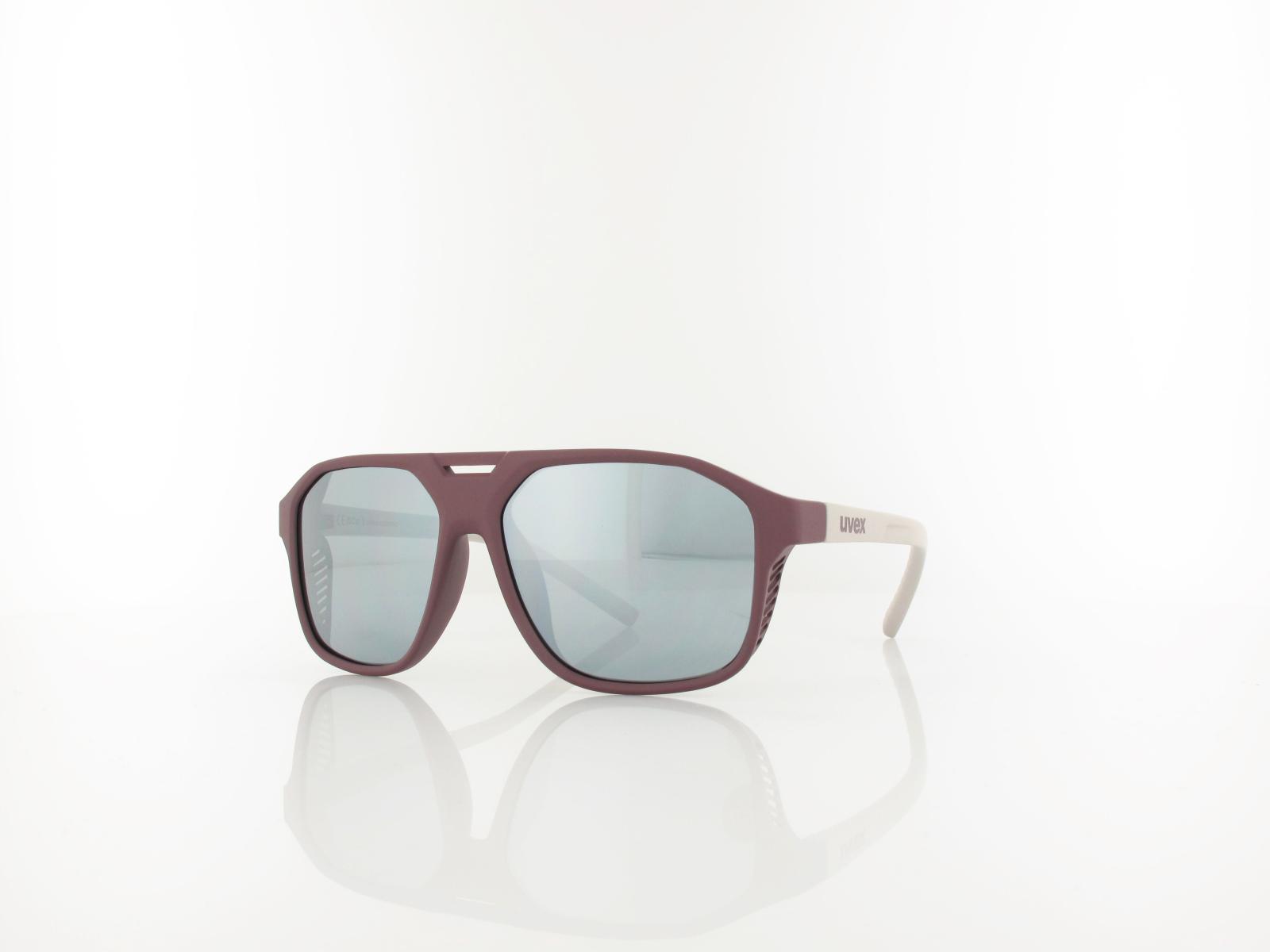 UVEX | cosmic S533099 3516 49 | cranberry matt / mirror silver