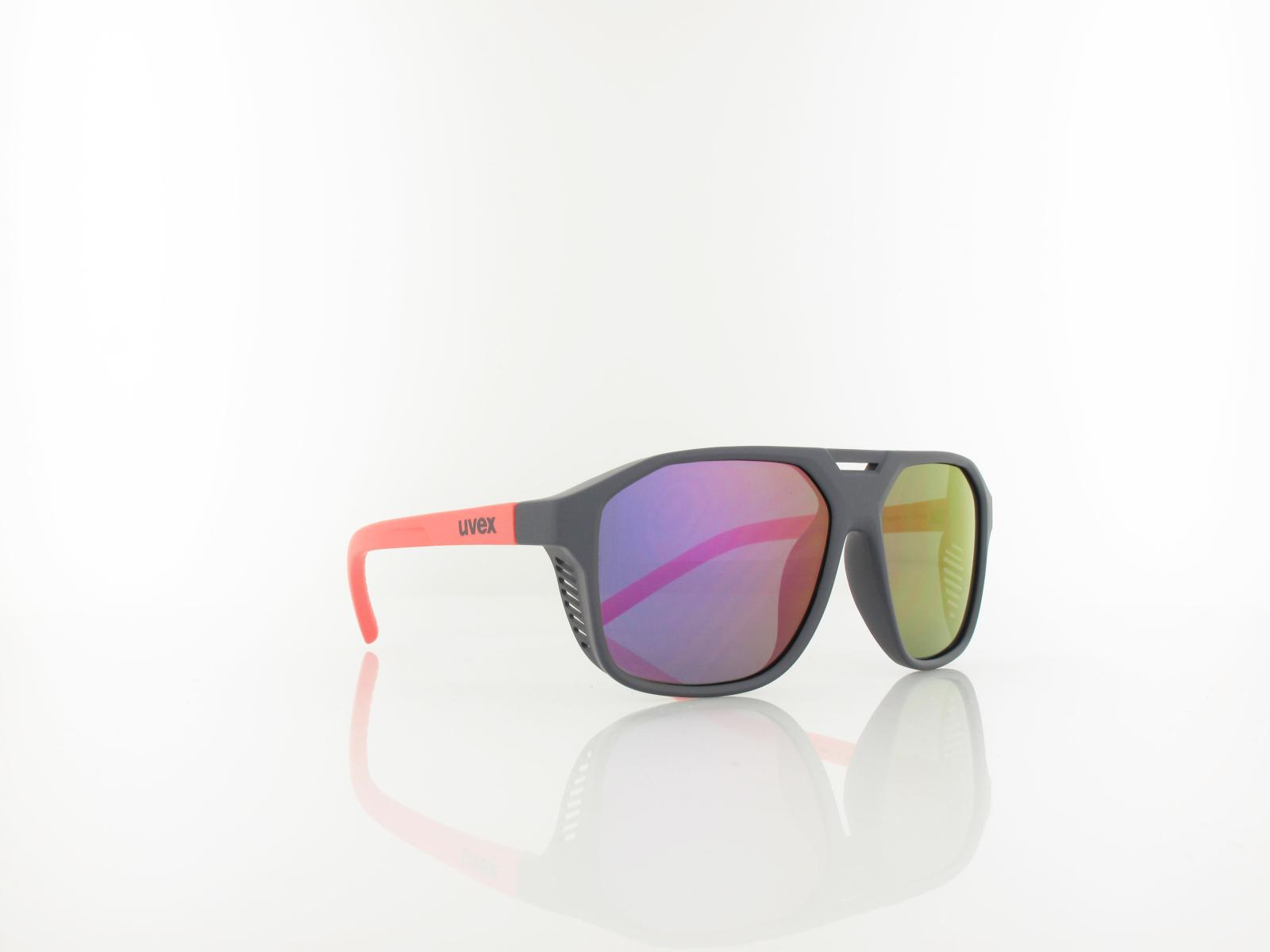UVEX | cosmic S533099 4316 49 | blue red mat / mirror purple
