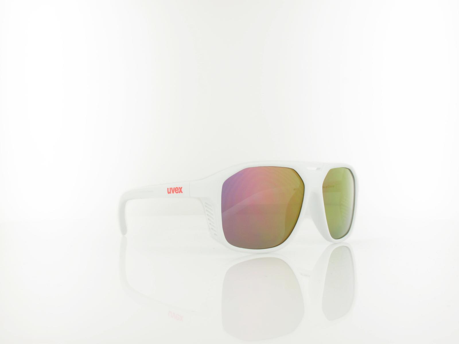 UVEX | cosmic S533099 8816 49 | white matt / mirror red