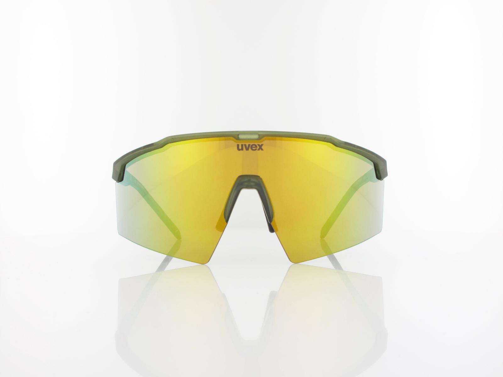 UVEX | flowline S534004 7716 141 | olive matt / mirror gold