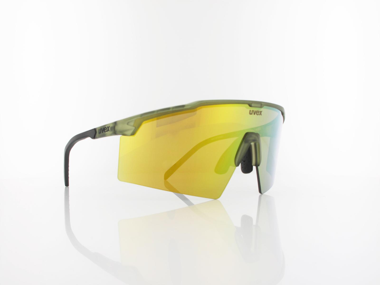 UVEX | flowline S534004 7716 141 | olive matt / mirror gold