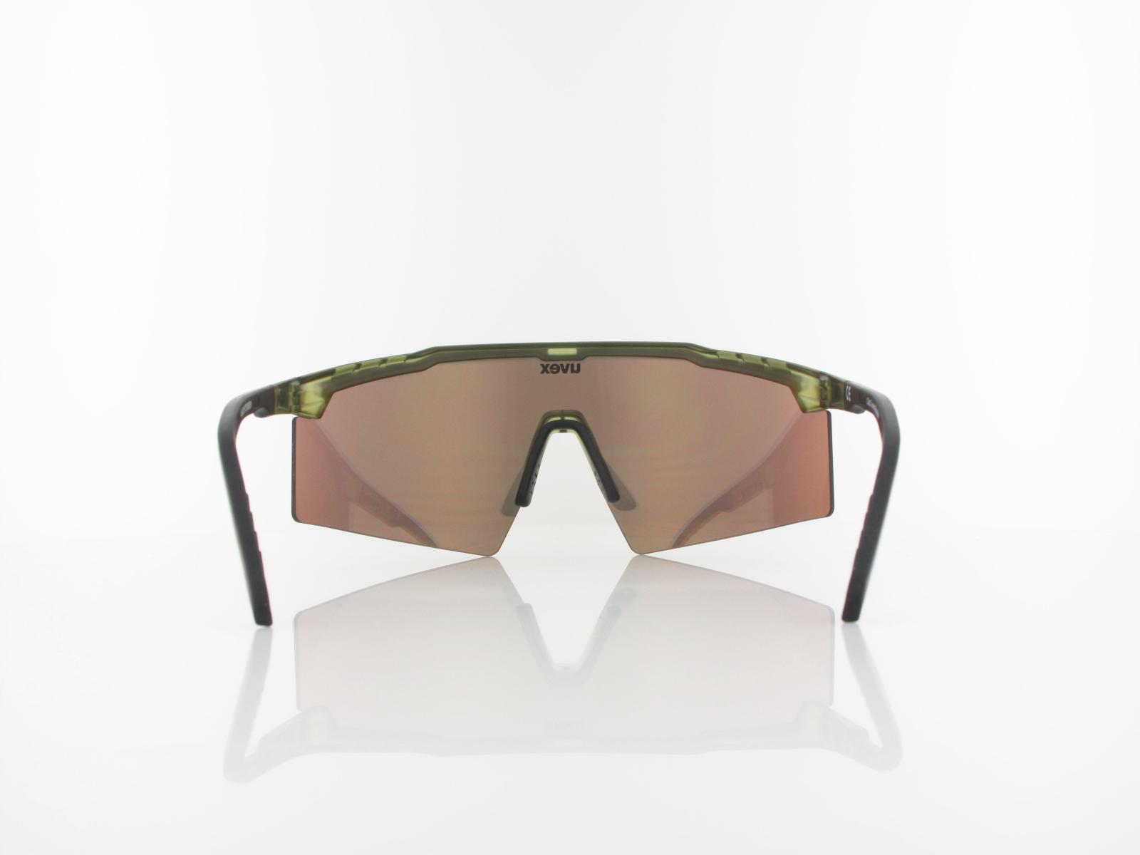 UVEX | flowline S534004 7716 141 | olive matt / mirror gold
