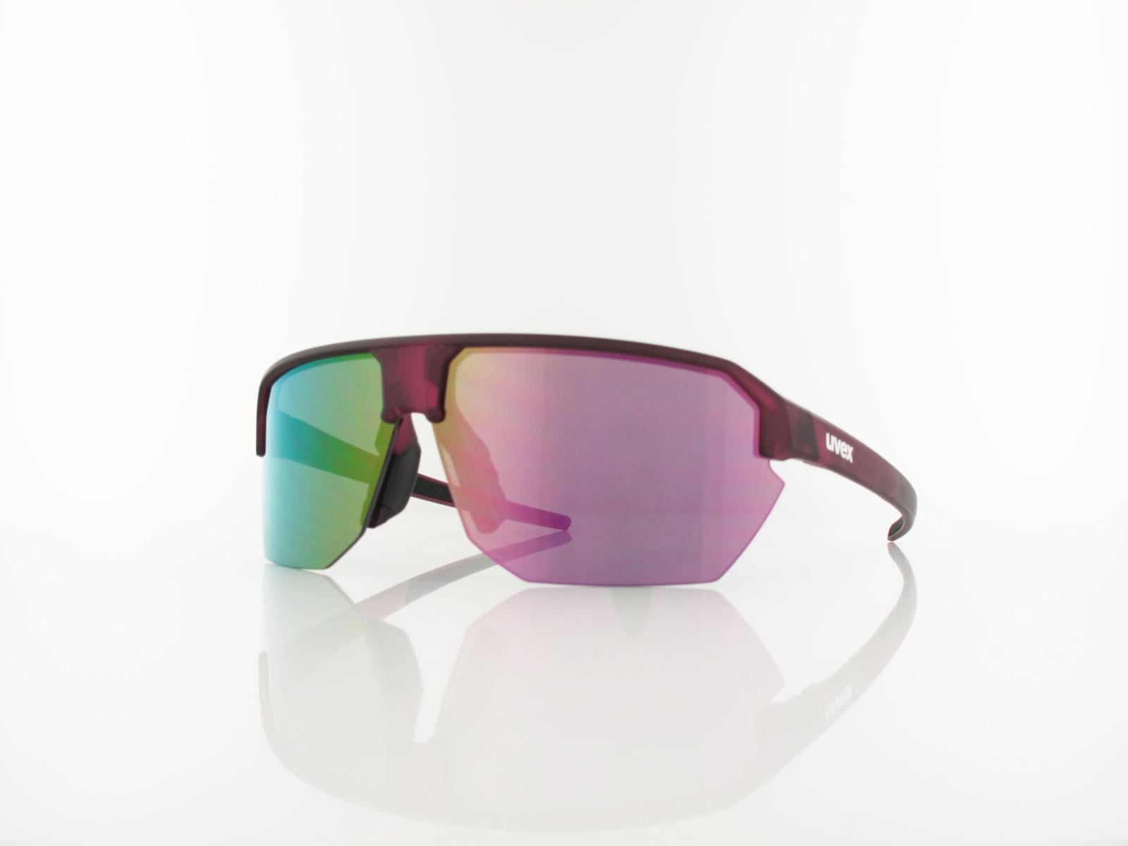 UVEX | vectiv S534005 3316 70 | cranberry transparent matt / mirror rose