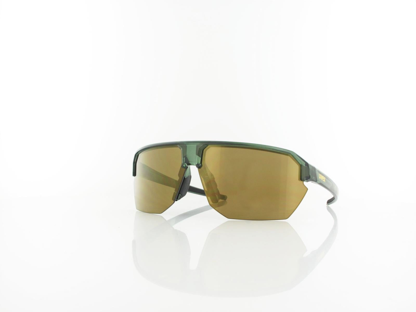 UVEX | vectiv S534005 7116 70 | olive transparent / mirror gold