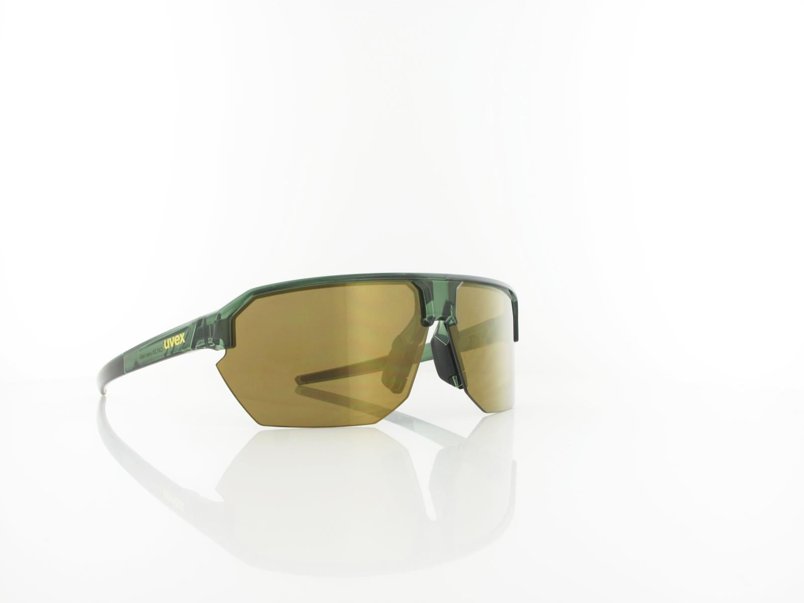 UVEX | vectiv S534005 7116 70 | olive transparent / mirror gold