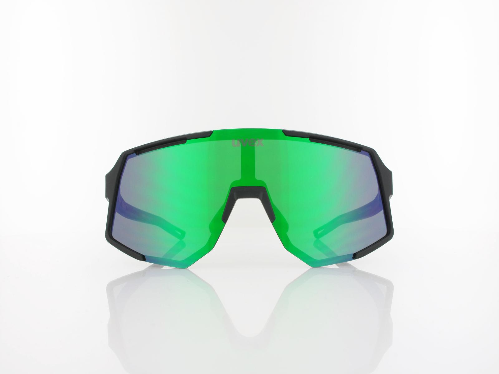 UVEX | sequenze S534006 2217 135 | black matt / mirror green
