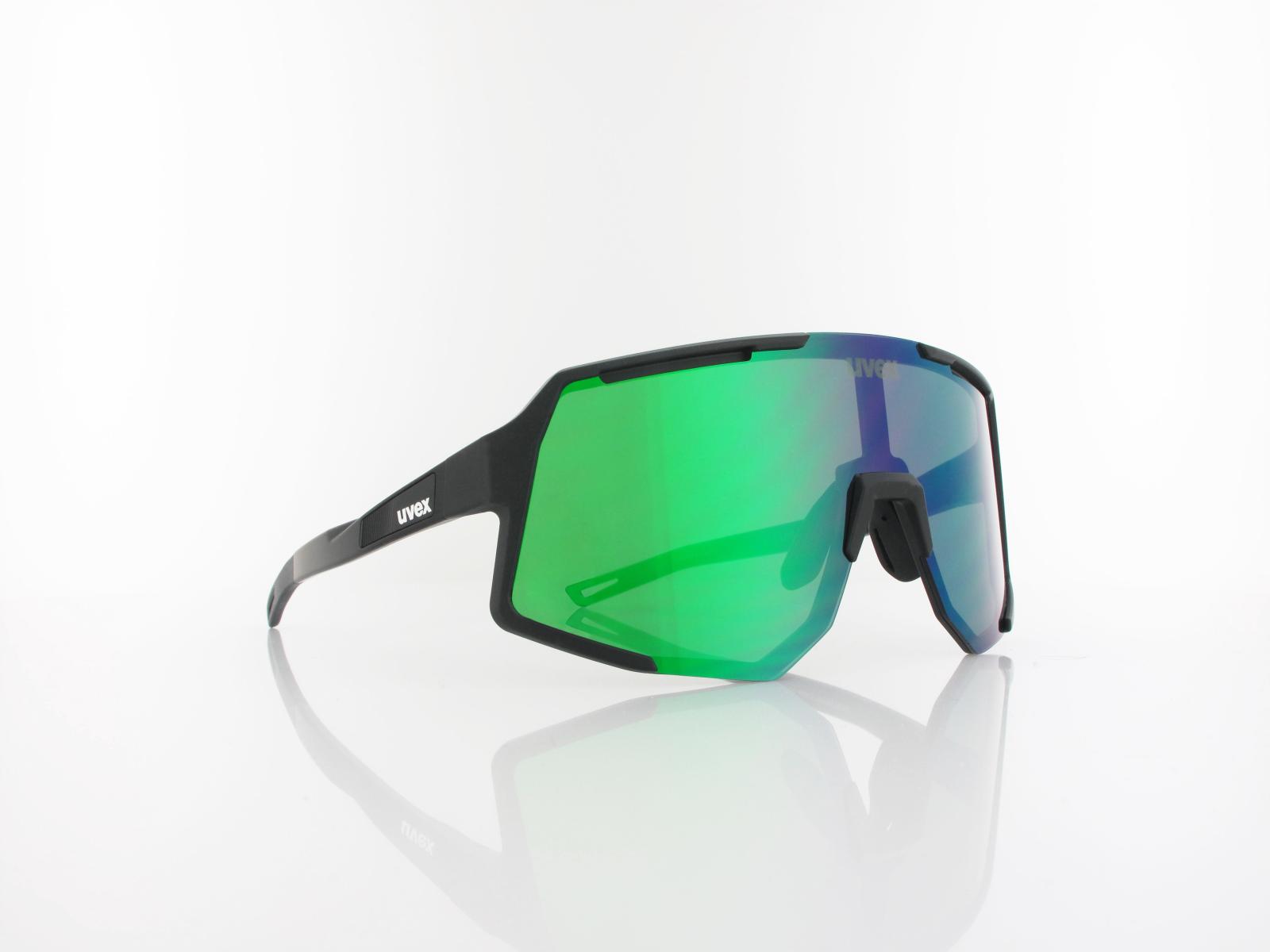 UVEX | sequenze S534006 2217 135 | black matt / mirror green