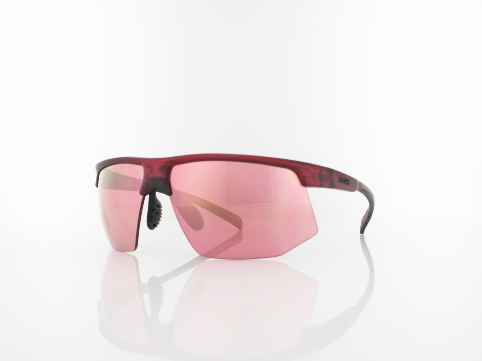 UVEX | aerios S534010 3316 60 | cranberry matt / mirror rose