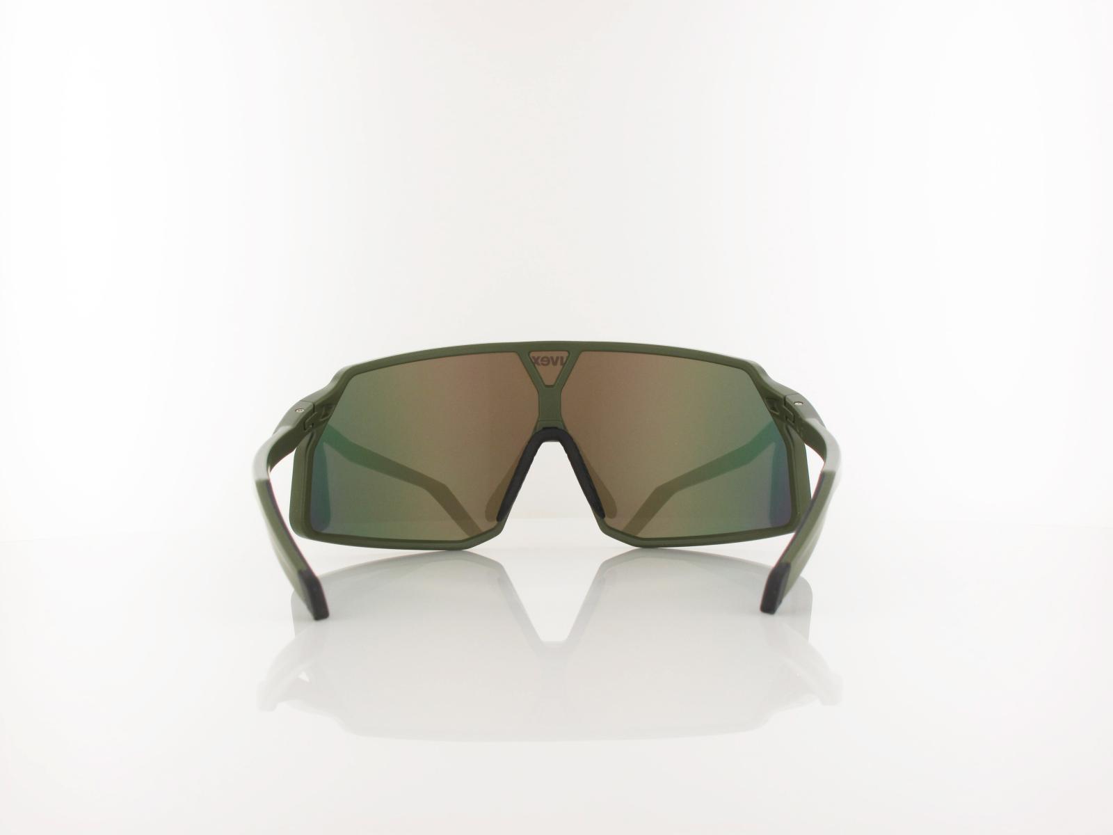 UVEX | pace stage S534030 7716 145 | olive mat / mirror red