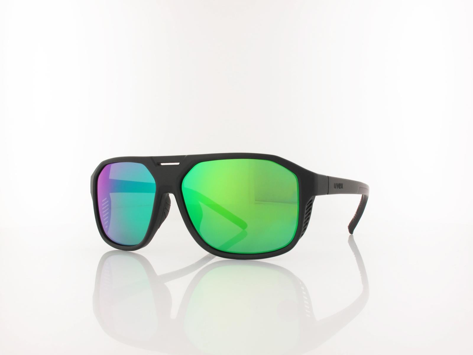 UVEX | cosmic S534034 2215 60 | black matt / mirror green
