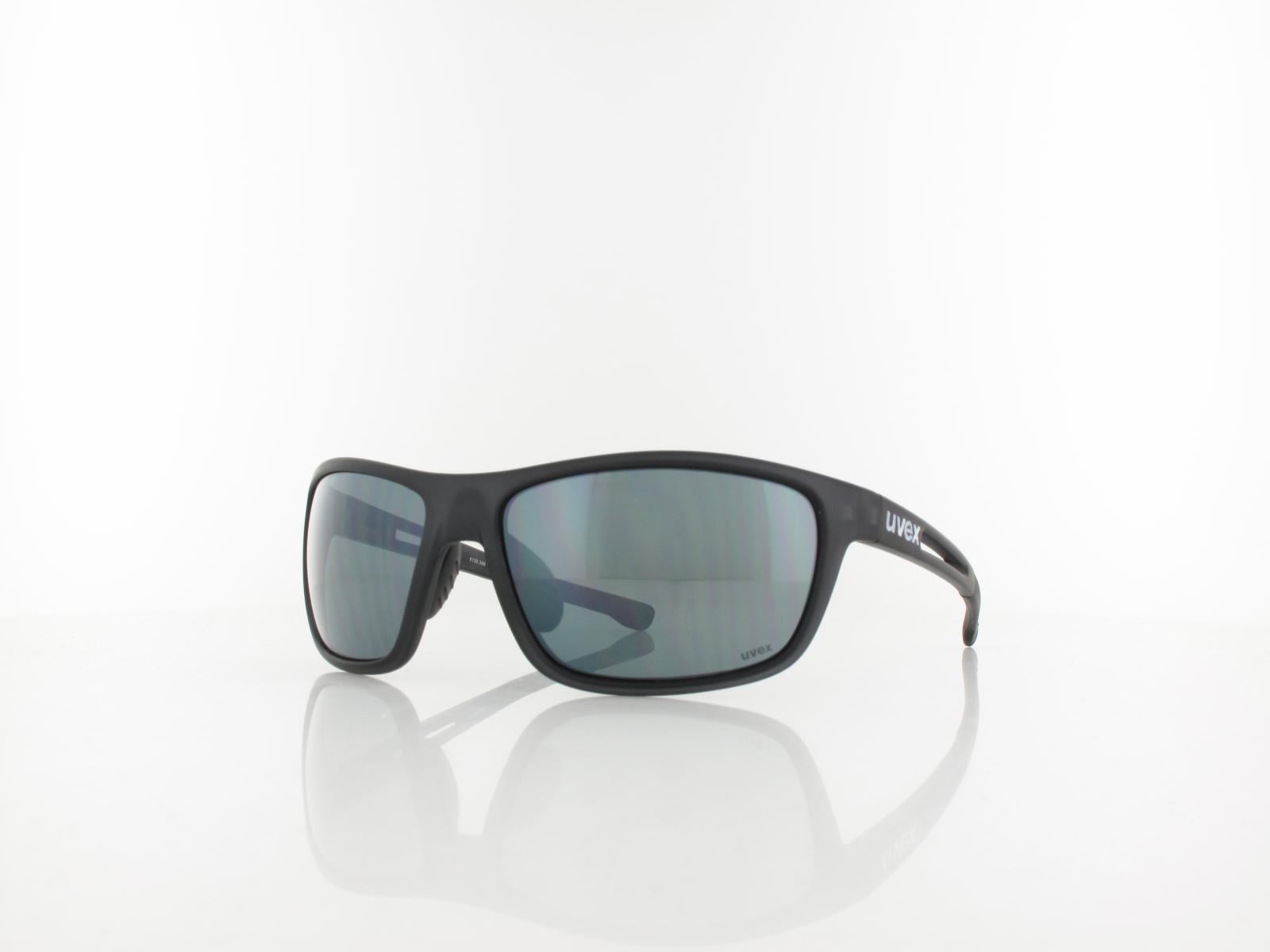 UVEX | RXd 4004 CV 1526 58 | black matte / colorvision urban silver mirror