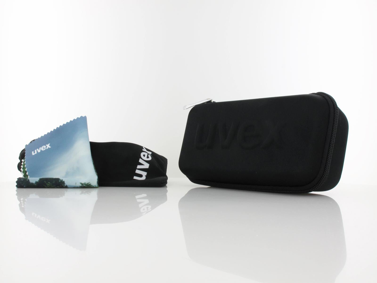 UVEX | RXd 4004 CV 1526 58 | black matte / colorvision urban silver mirror