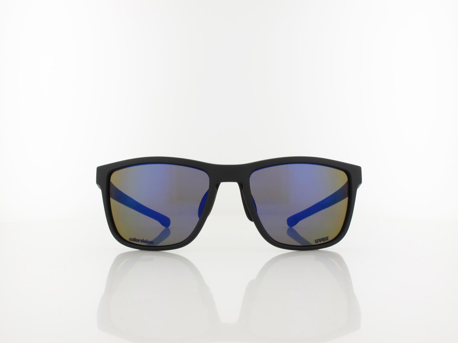 UVEX | RXd 4008 CV 1200 56 | schwarz matt / colorvision nature - plasmaspiegel