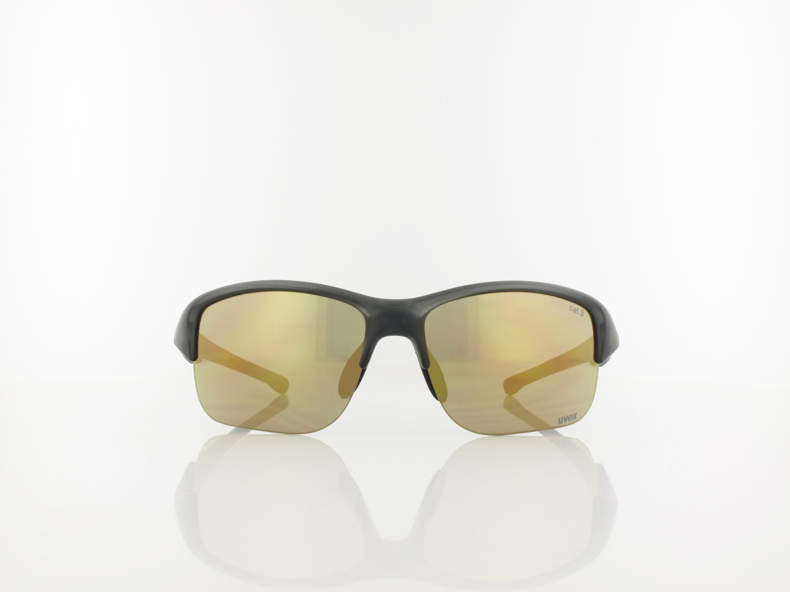 UVEX | RXc 4200 9063 1525 62 | grey matt translucent / gold mirror