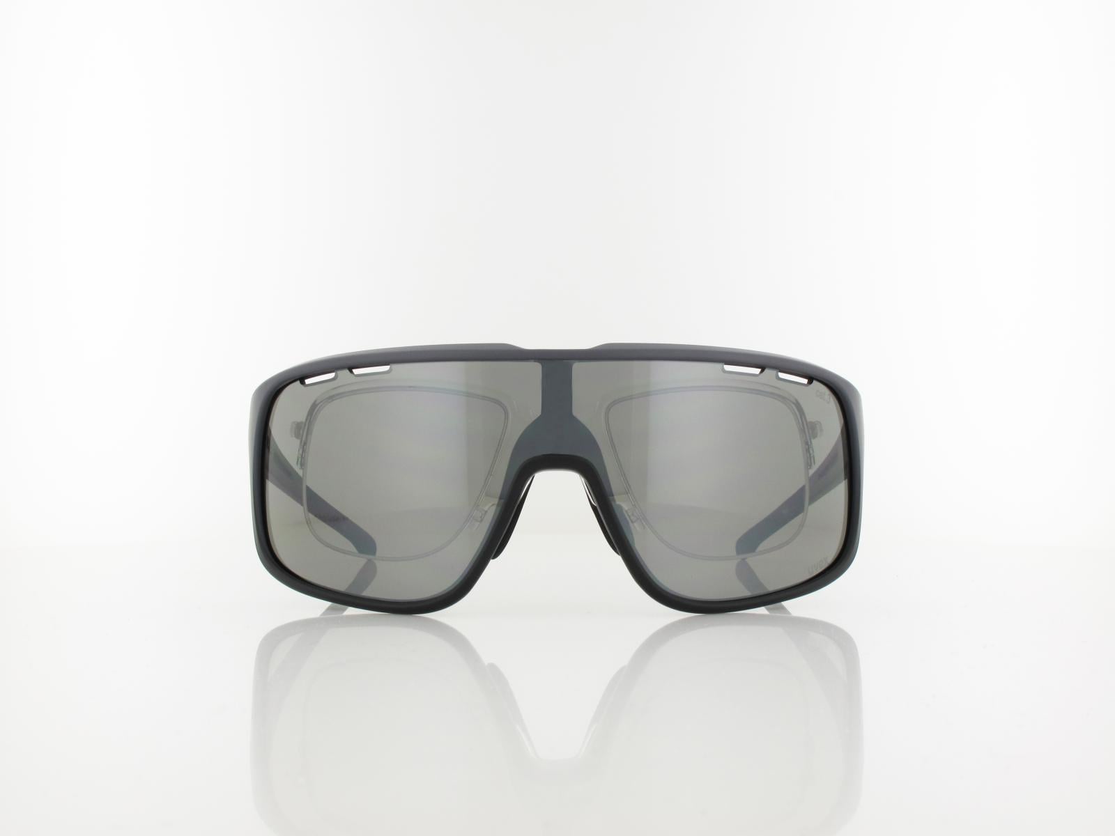 UVEX | RXs 4300 2212 9034 135 | grey black matt / grey - silver mirror