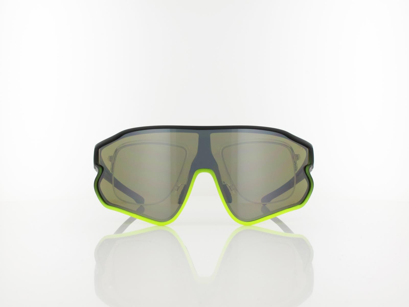 UVEX | RXs 4301 CV 1249 9055 135 | black matt yellow / colorvision nature - silver mirror