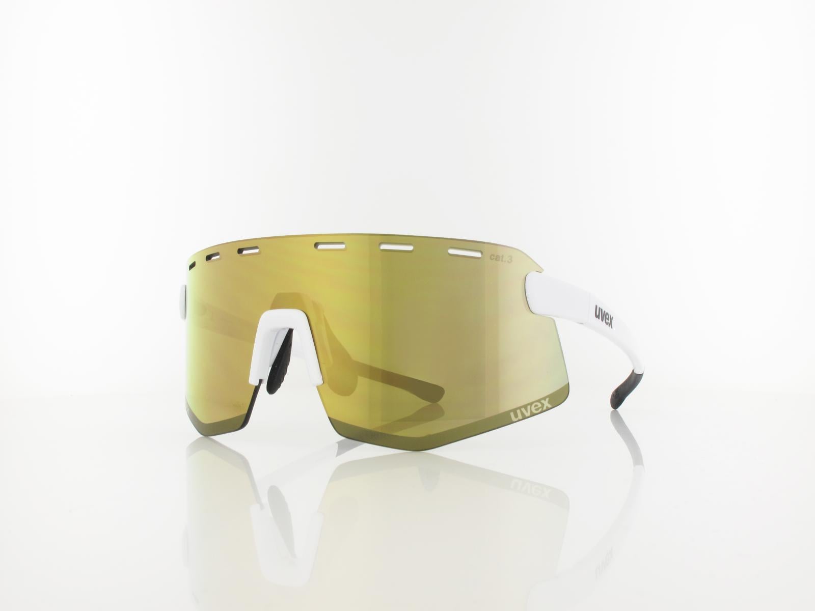 UVEX | RXs 4303 CV 2000 164 | wei&szlig; gl&auml;nzend / colorvision nature goldspiegel